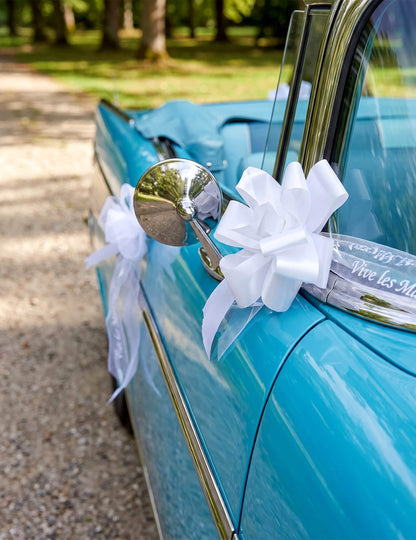 Kit de decoração de carro de luxo para casamento