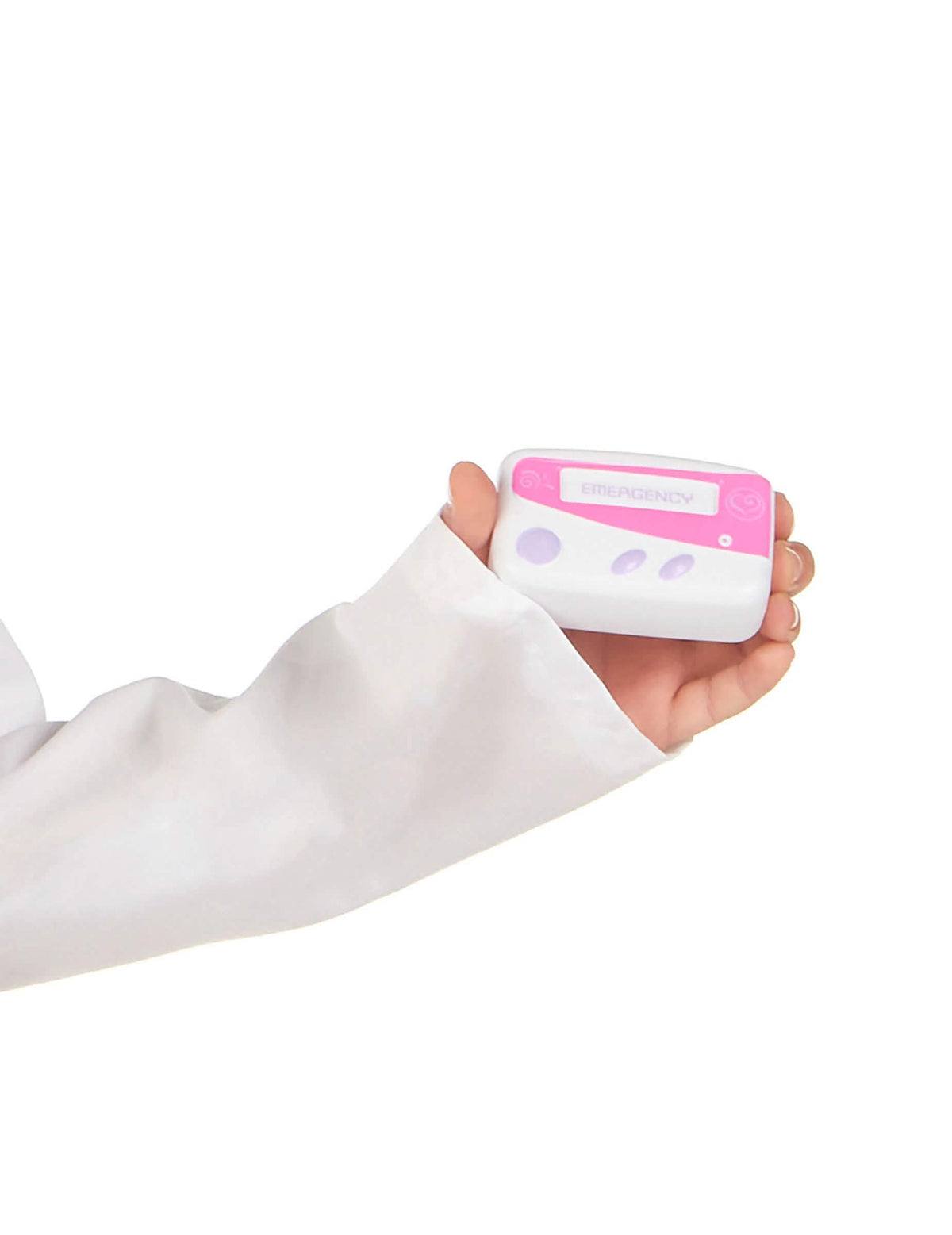 Pager de emergência cor de rosa do kit de médico para criança