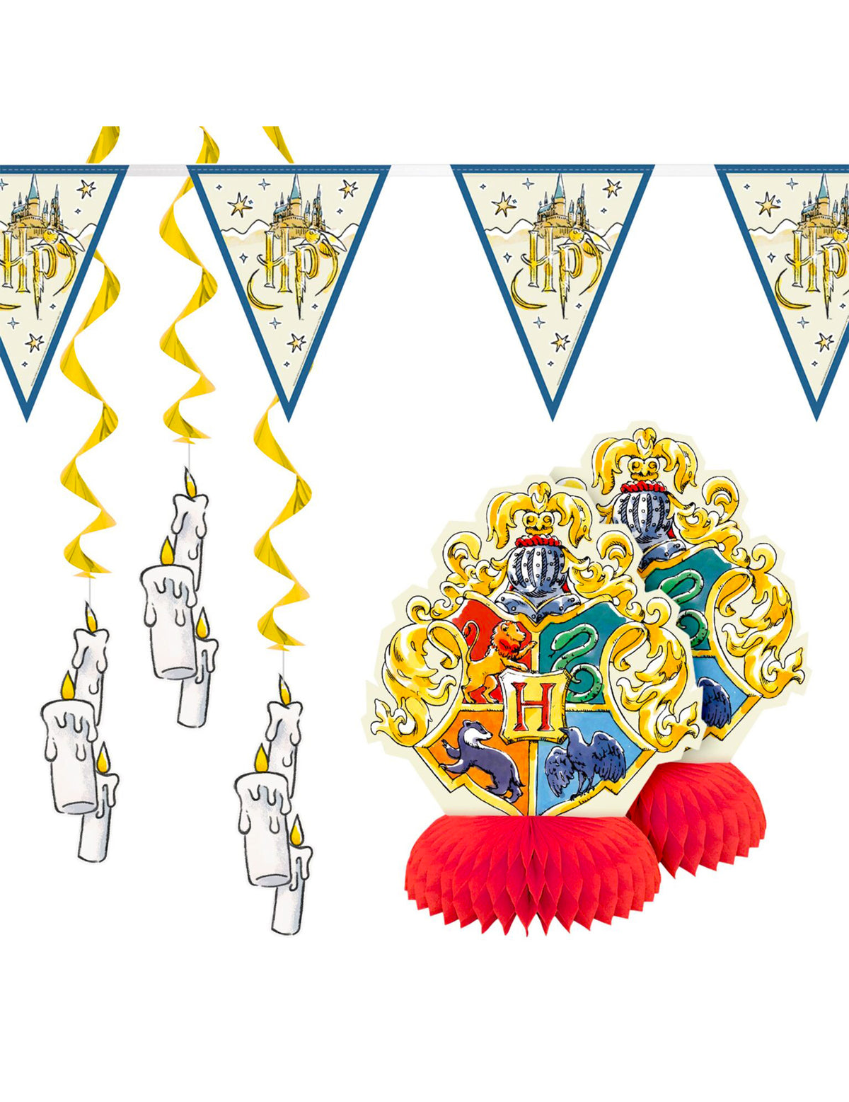Kit decorações Harry Potter™ 7 peças