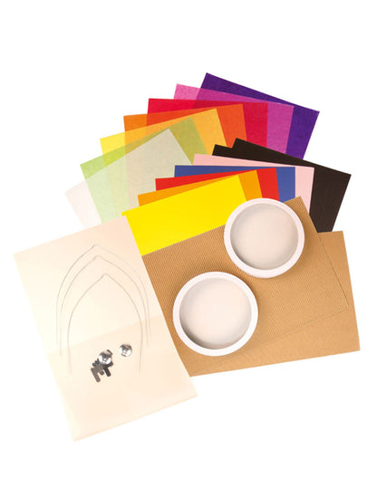 Kit DIY fabrication de lanterne pour enfant multicolore