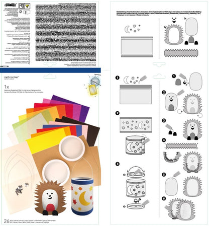 Notice de montage et contenu du kit DIY fabrication de lanterne