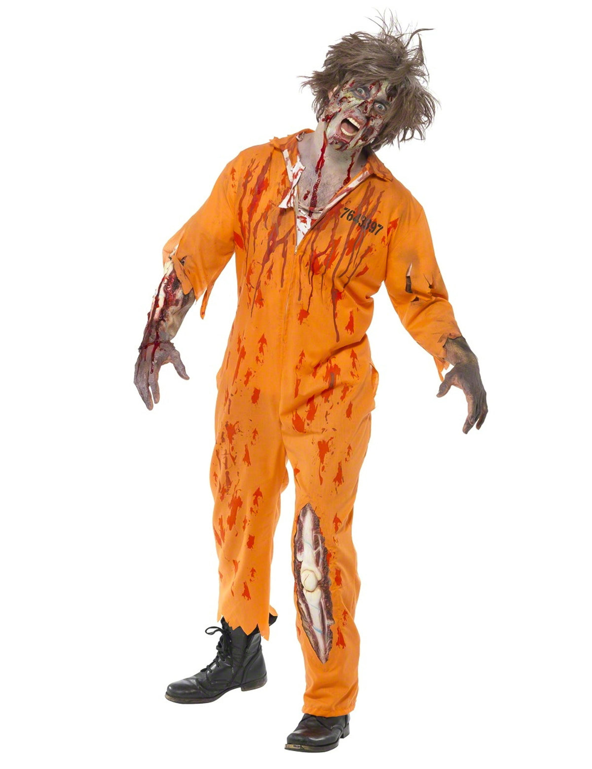 Mise en situation du kit maquillage zombie pour adulte