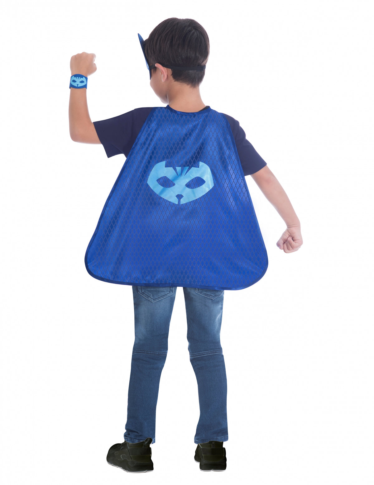 Vue de dos du kit masque et cape Yoyo Pyjamasque