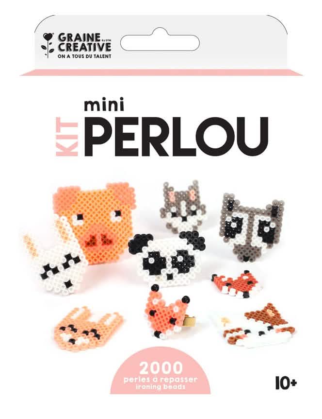 Kit de contas para passar a ferro animal para criança multicores 2000 contas