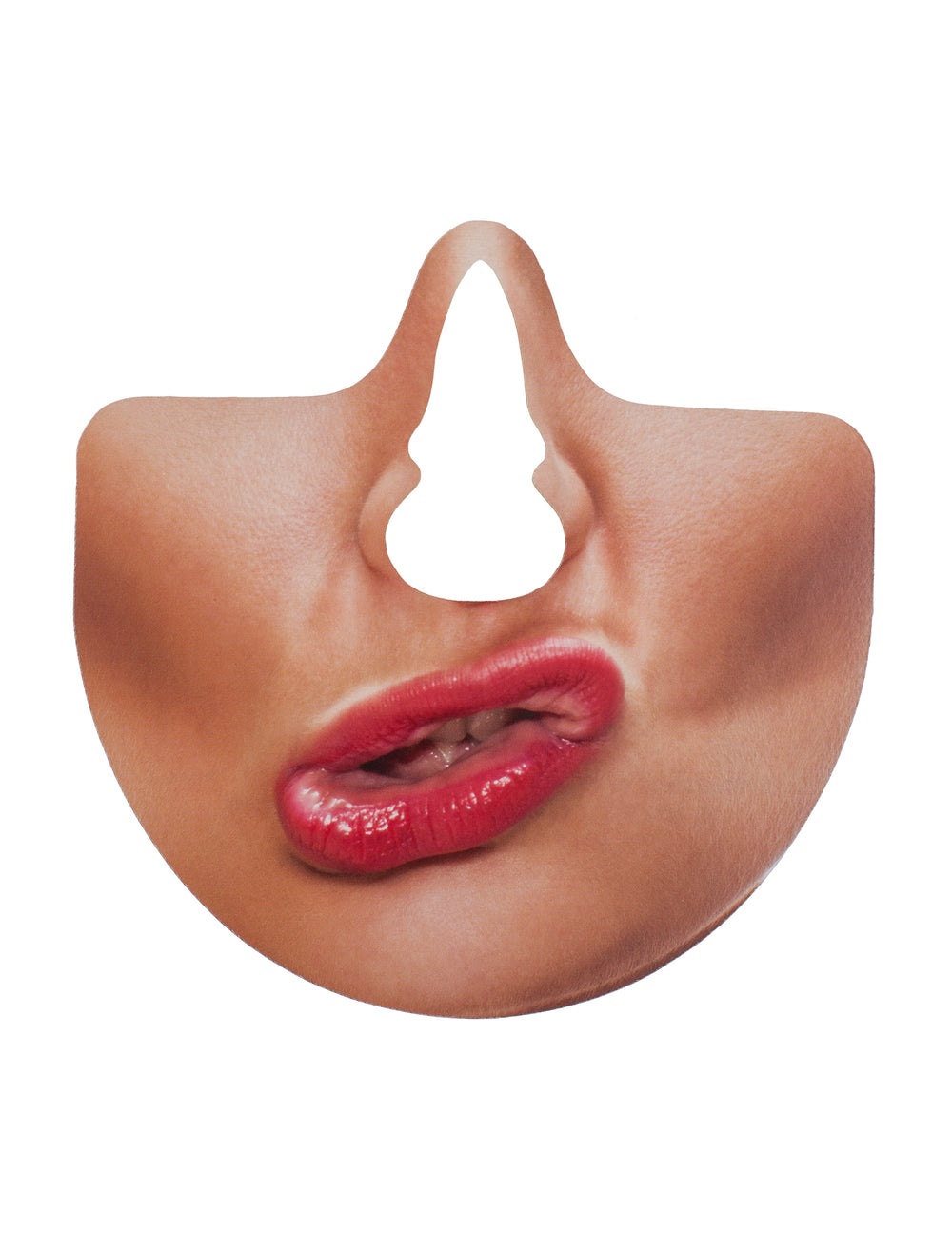 Détail d'un accessoire de bouche faisant une grimace du kit photobooth bouches humoristiques