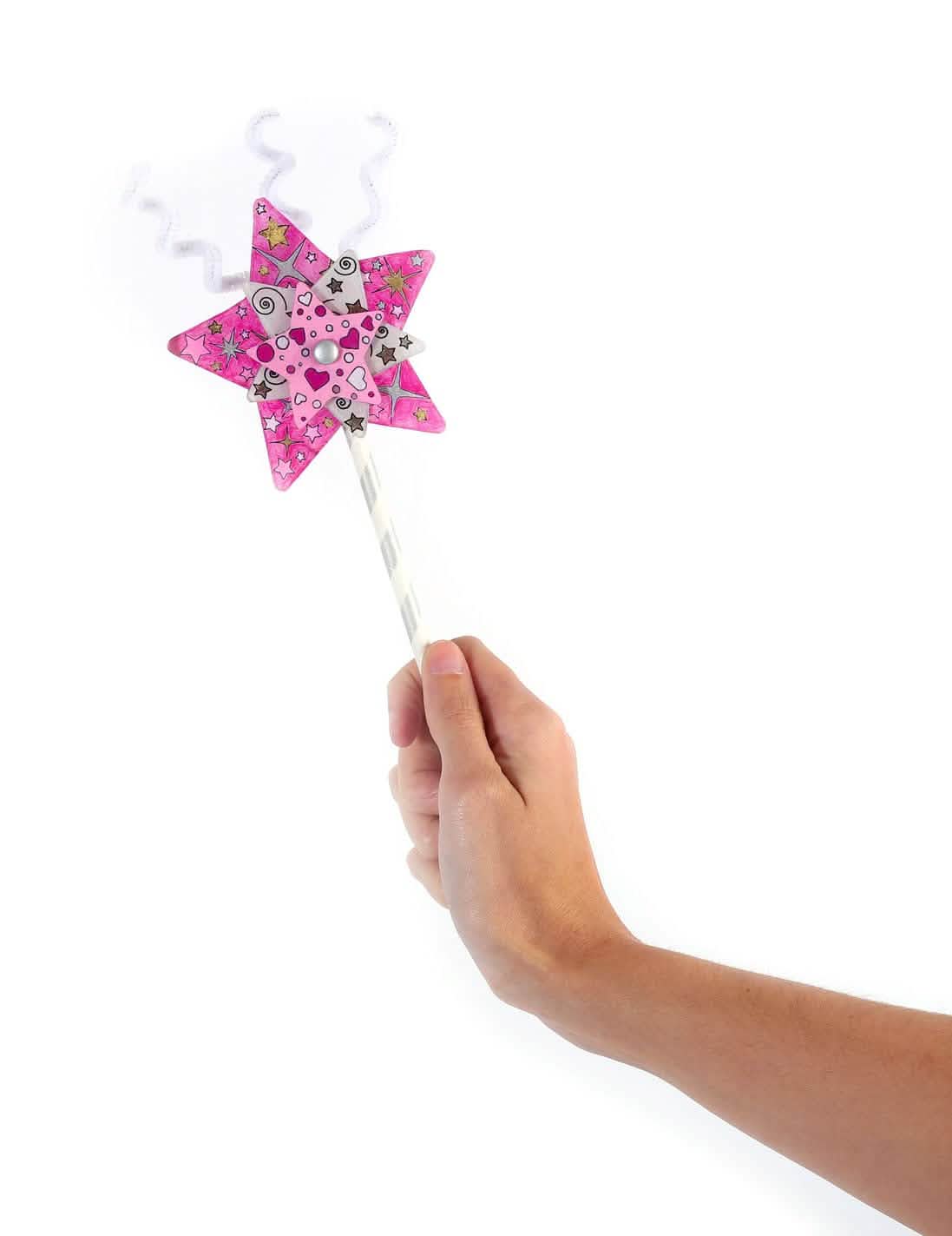 Varinha mágica colorida, para segurar na mão, do kit de plástico mágico, varinha mágica