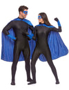 Kit super-herói azul adulto