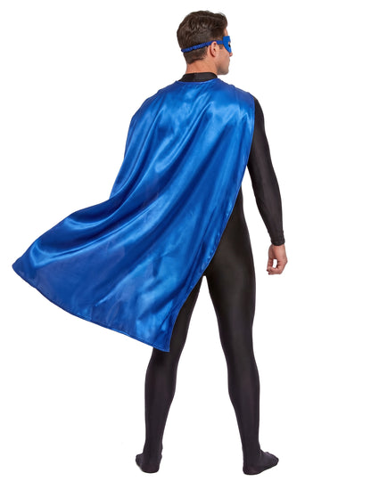 Kit super-herói azul adulto