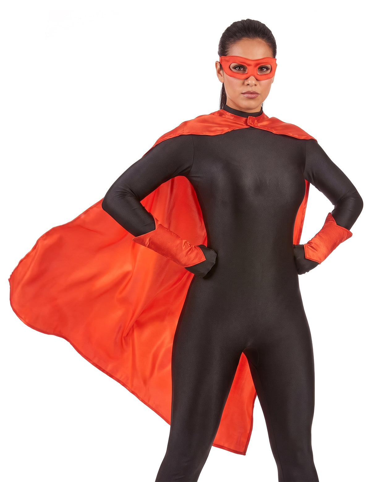 Kit super-herói vermelho adulto