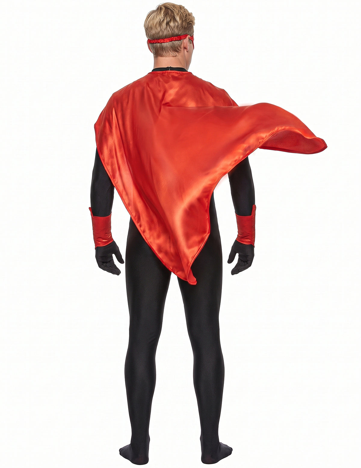 Kit super-herói vermelho adulto