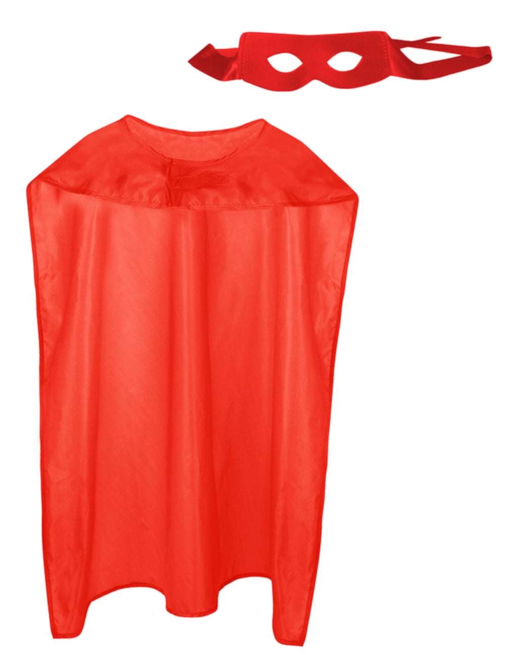 Kit super héros pour adulte rouge avec cape et masque