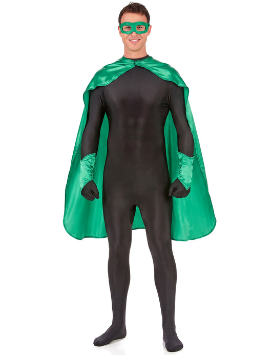Kit super-herói verde adulto