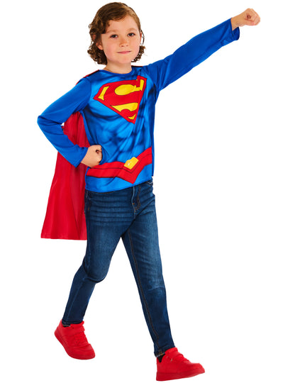Kit de t-shirt e capa do Super-Homem™ para crianças	