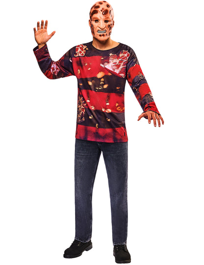 Kit camisola e máscara Freddy Kruegger™ para adulto
