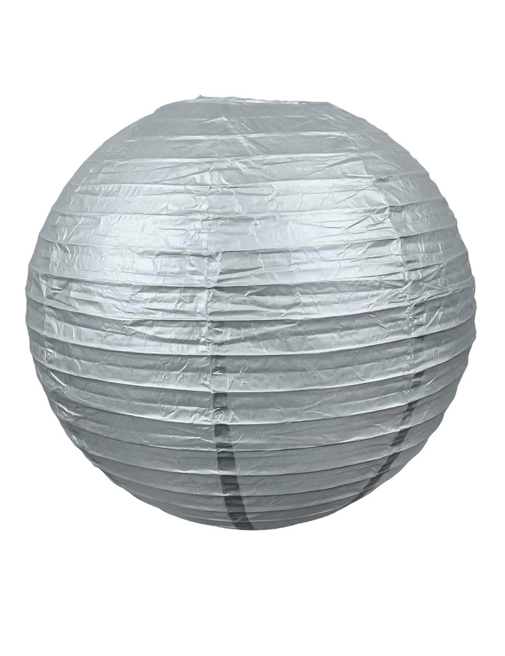 Lanterne japonaise décorative pour fête argent en papier