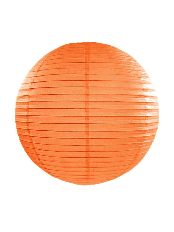 Lanterne japonaise en papier à suspendre orange