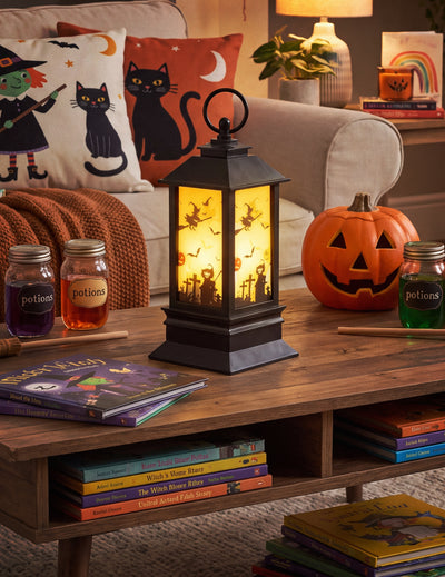Lanterna de luz de Halloween 18 x 9 cm