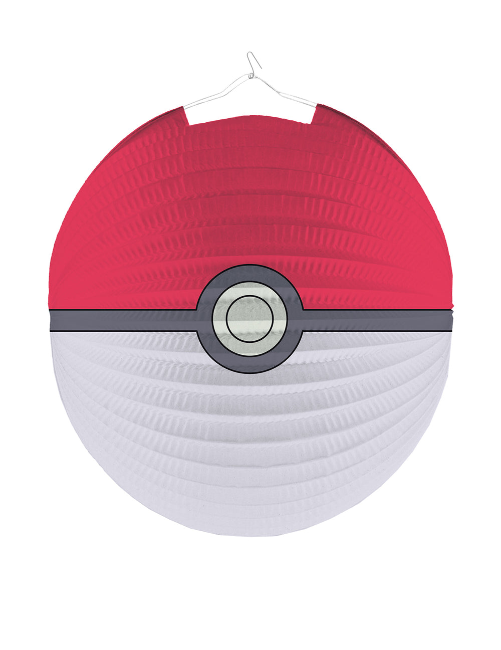 Lanterne Pokéball Pokémon rouge et blanc