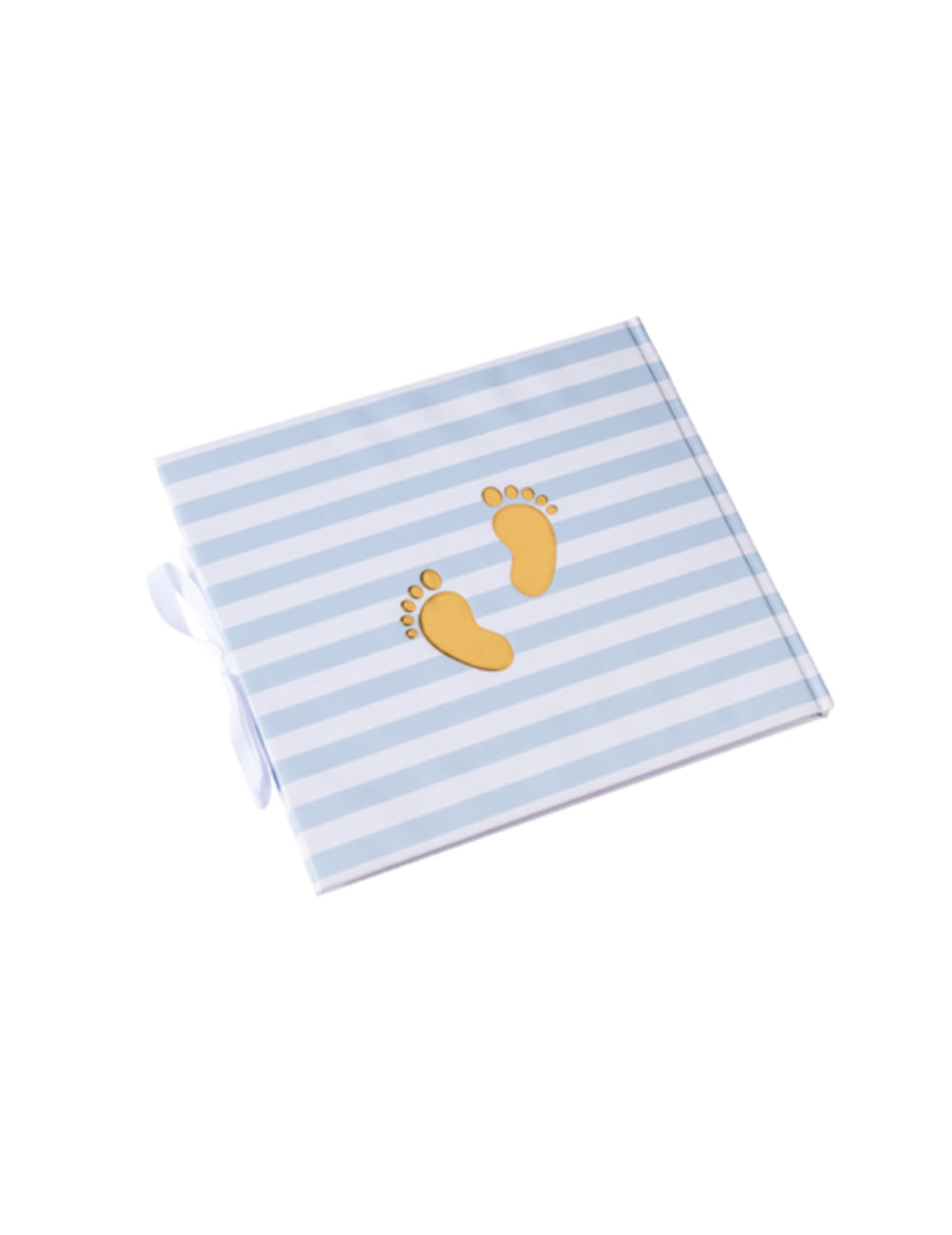 Vue de trois-quarts du livre d'or petit trésor pour baby shower