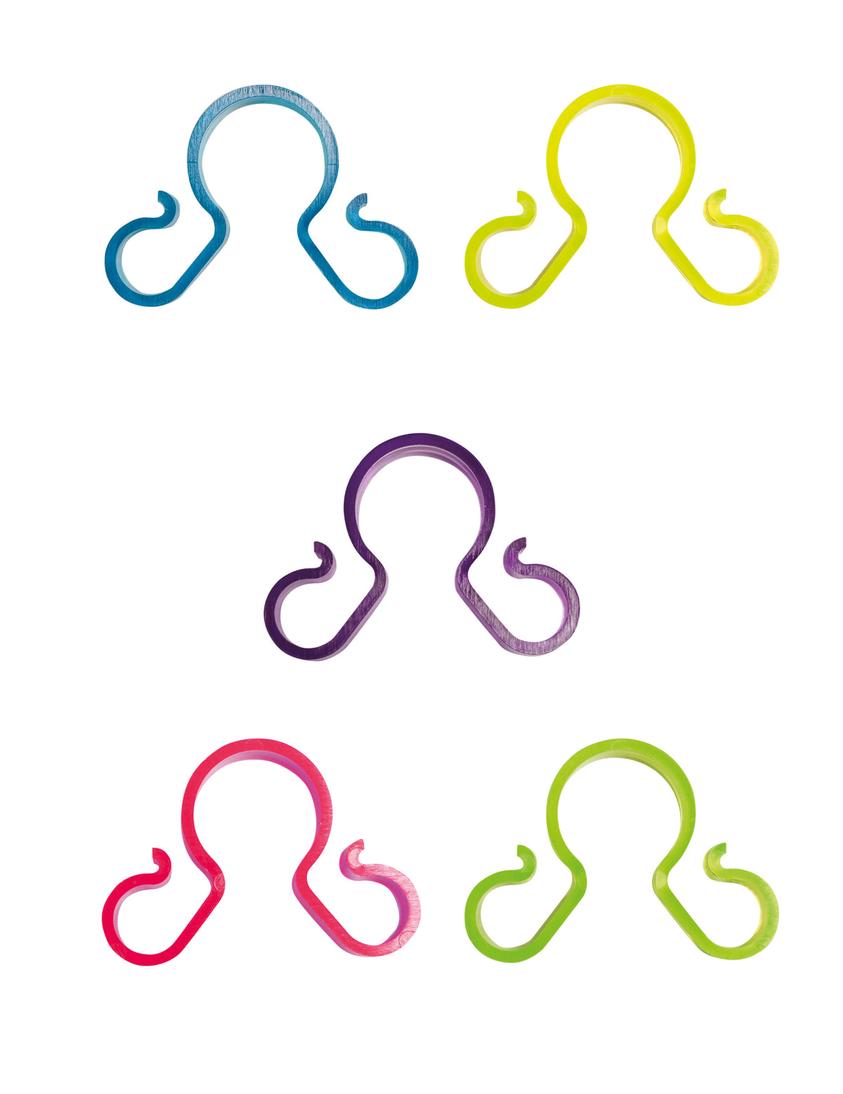 100 Clips duplos de garrafa para fonte luminosa