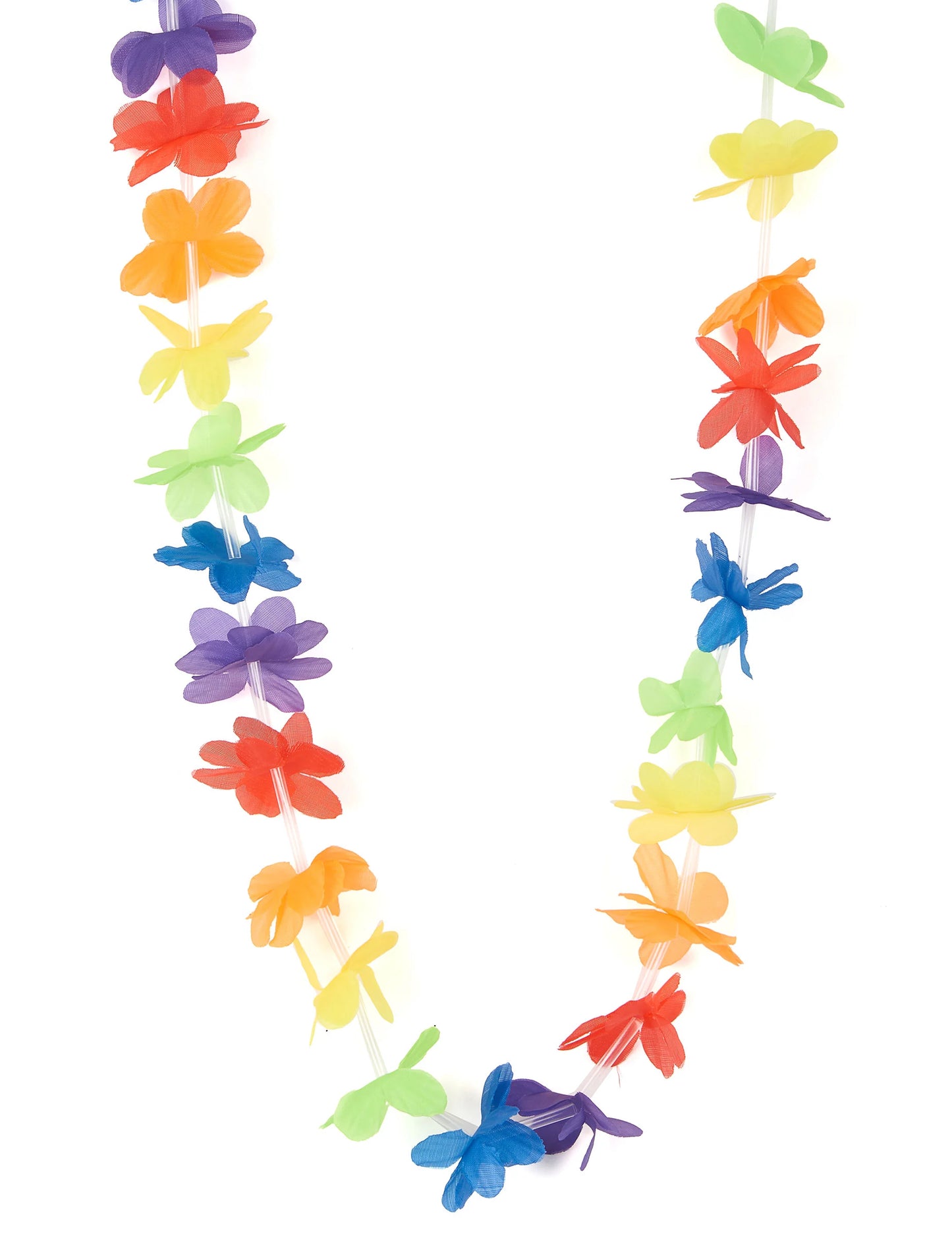 Conjunto de 12 colares de boas-vindas multicoloridos