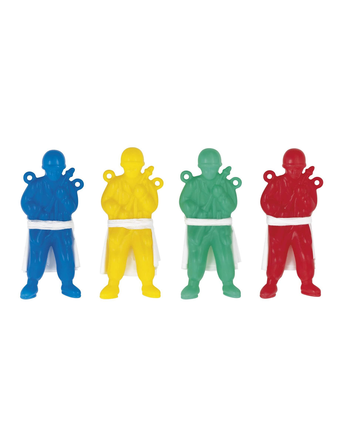 12 Soldados paraquedistas de brinquedo