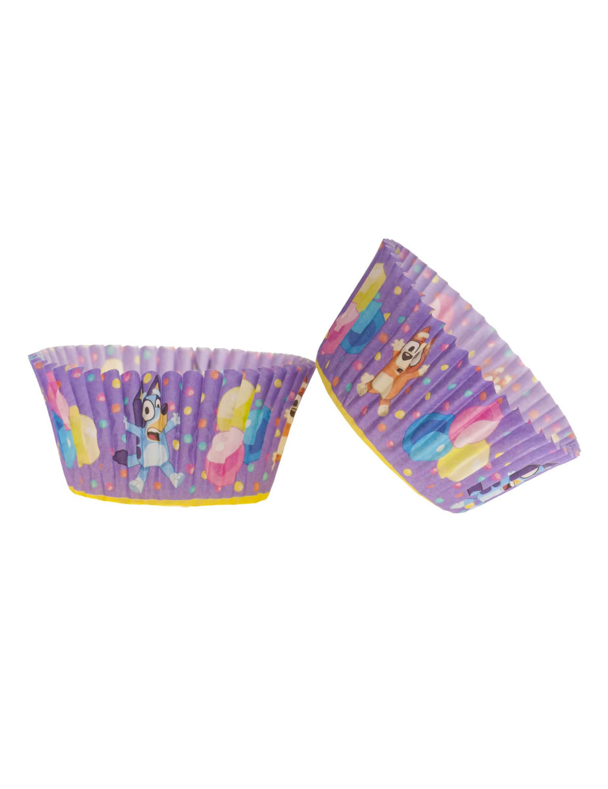 Conjunto de 25 formas de cupcakes Bluey e Bingo™ 5 × 3 cm