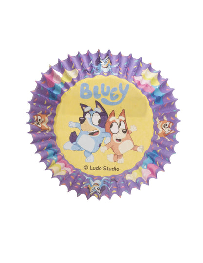 Conjunto de 25 formas de cupcakes Bluey e Bingo™ 5 × 3 cm