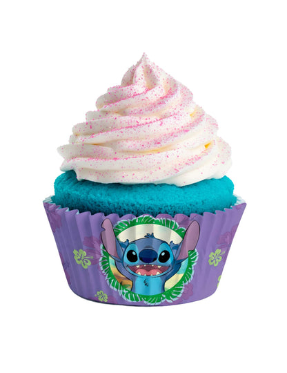 Lote de 25 formas para cupcakes Stitch™ 5 × 3 cm