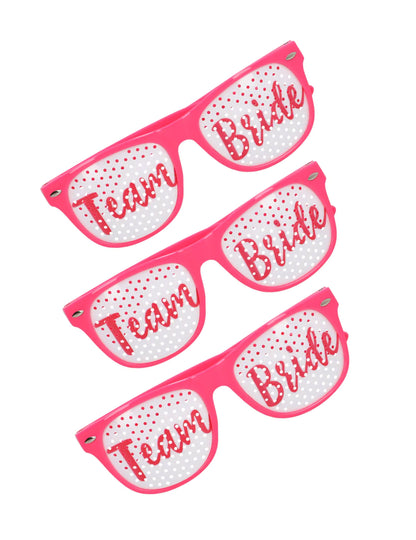 Conjunto de 3 óculos Team Bride para adulto
