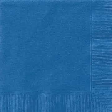 guardanapos azul royal para festa com borda gofrada
