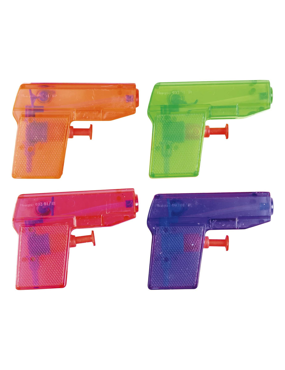 8 Pistolas de água miniatura