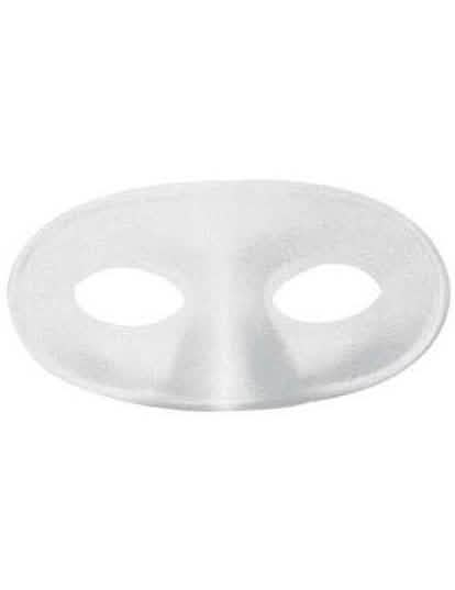 Máscara de lobo branco para criança branca