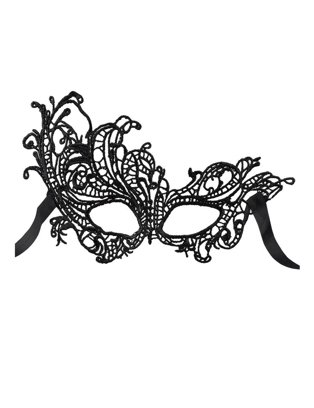 Vue de face du loup en dentelle pour femme