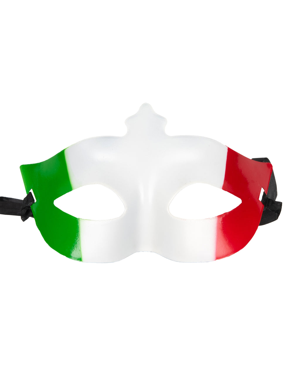 Loup Italie pour adulte vert blanc et rouge