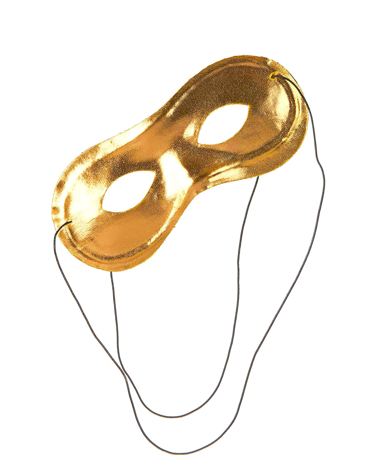 Máscara metalizada dourado