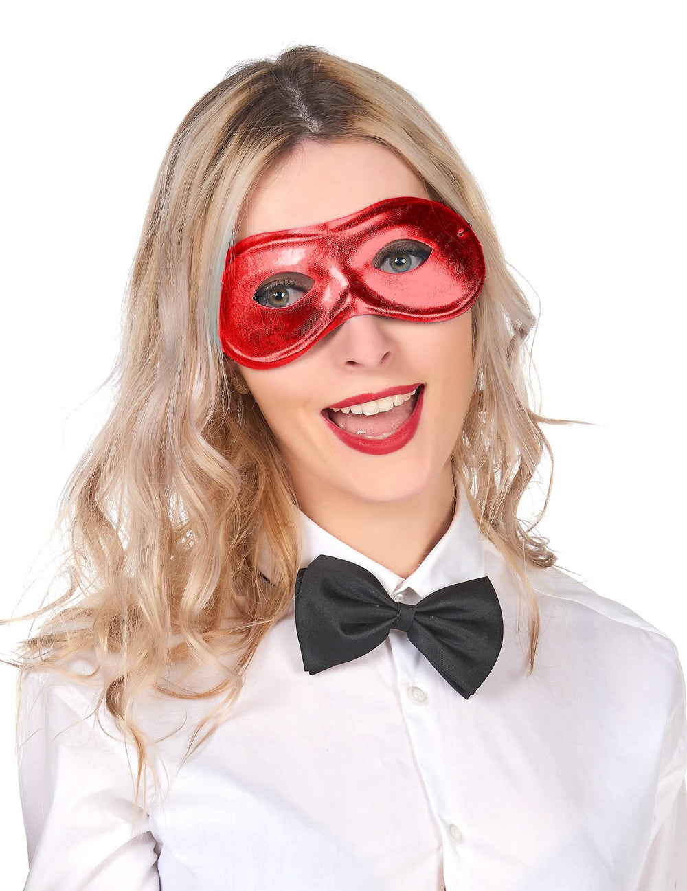 lobo metálico para adulto vermelho