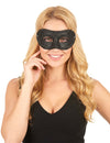 Mascarilha brilhante preta