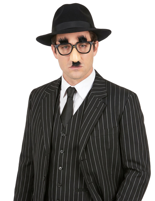 Oculos com nariz e bigode