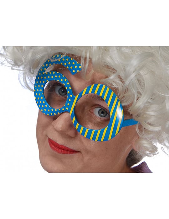 Vue de face des lunettes âge 60