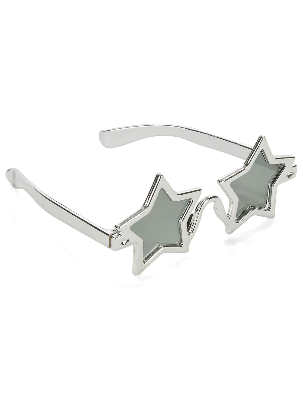 Lunettes étoile pour adulte argentées