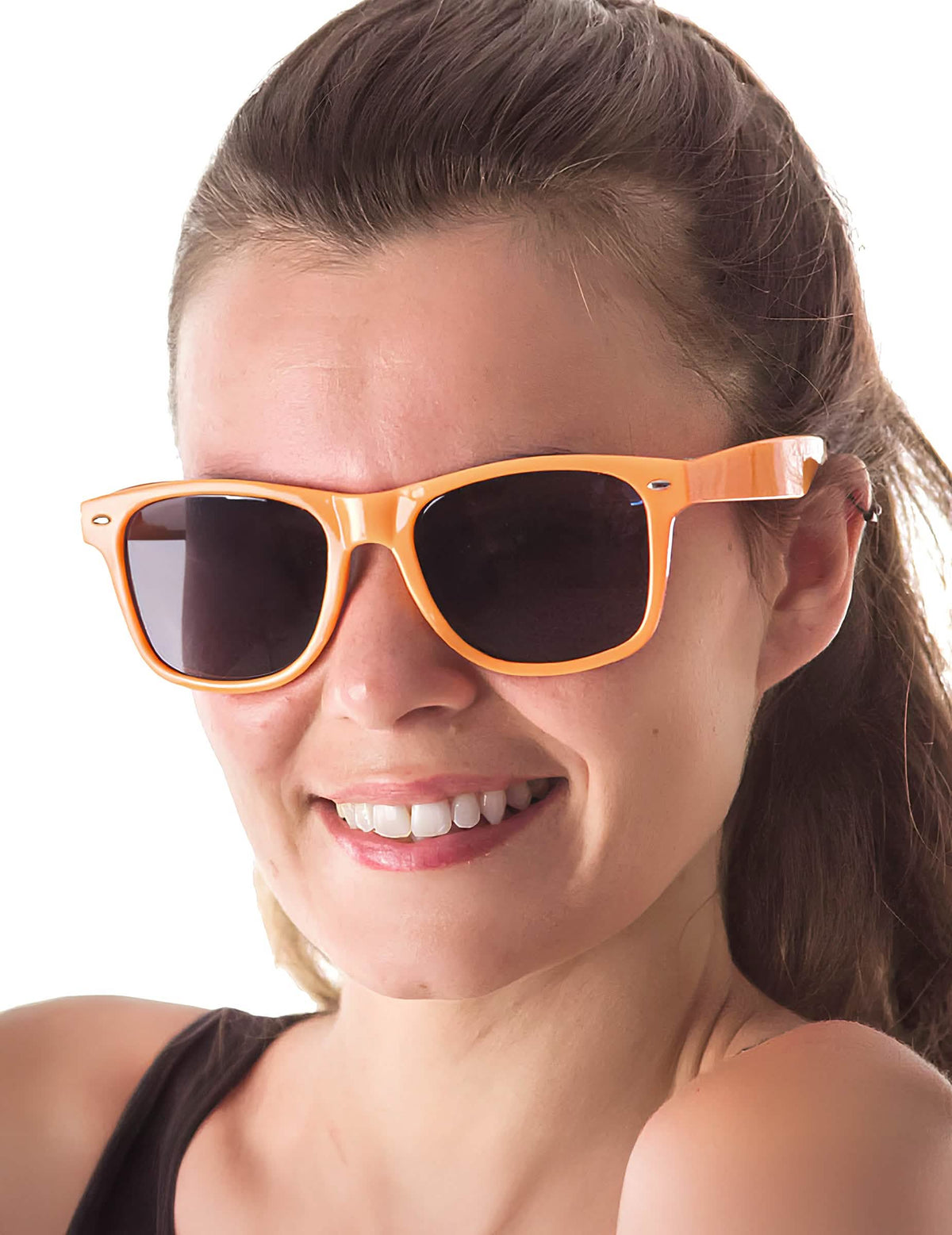 óculos blues fluo para adulto cor de laranja
