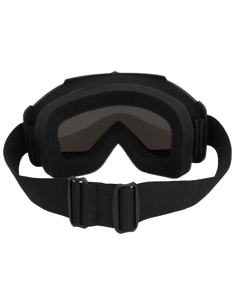 Vue de dos des lunettes de ski avec strass pour adulte