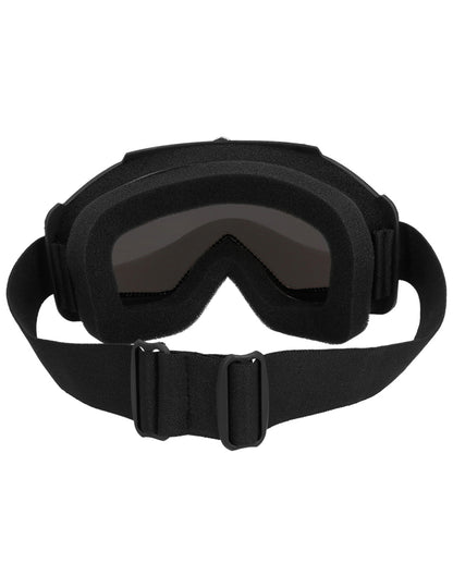 Vue de dos des lunettes de ski avec strass pour adulte