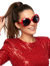 Óculosdisco adulto vermelho