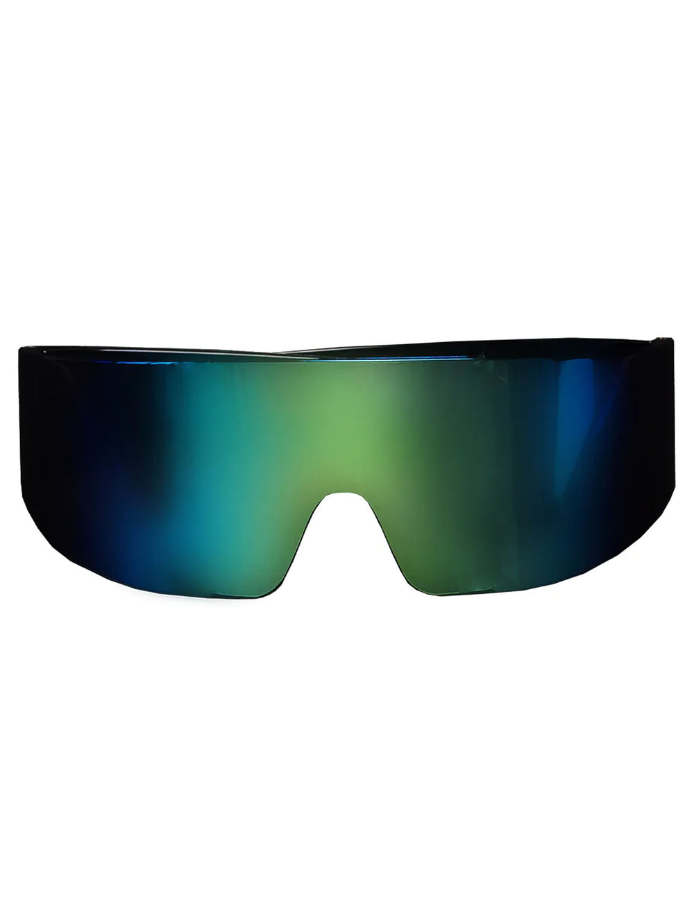 Vue de face des lunettes futuristes pour adulte