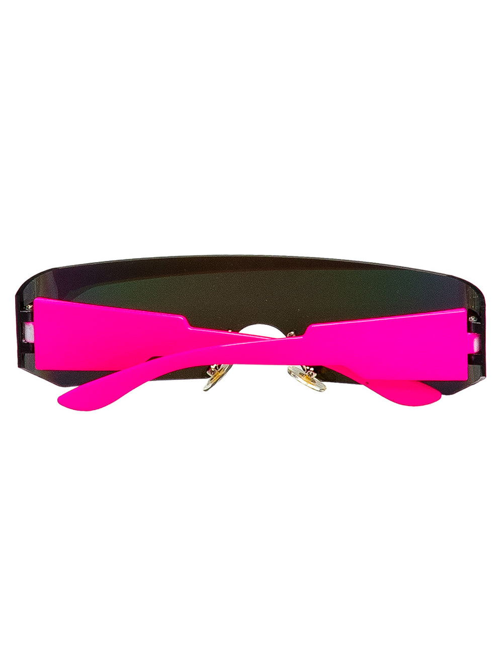 Vue de dos des lunettes futuristes pour adulte