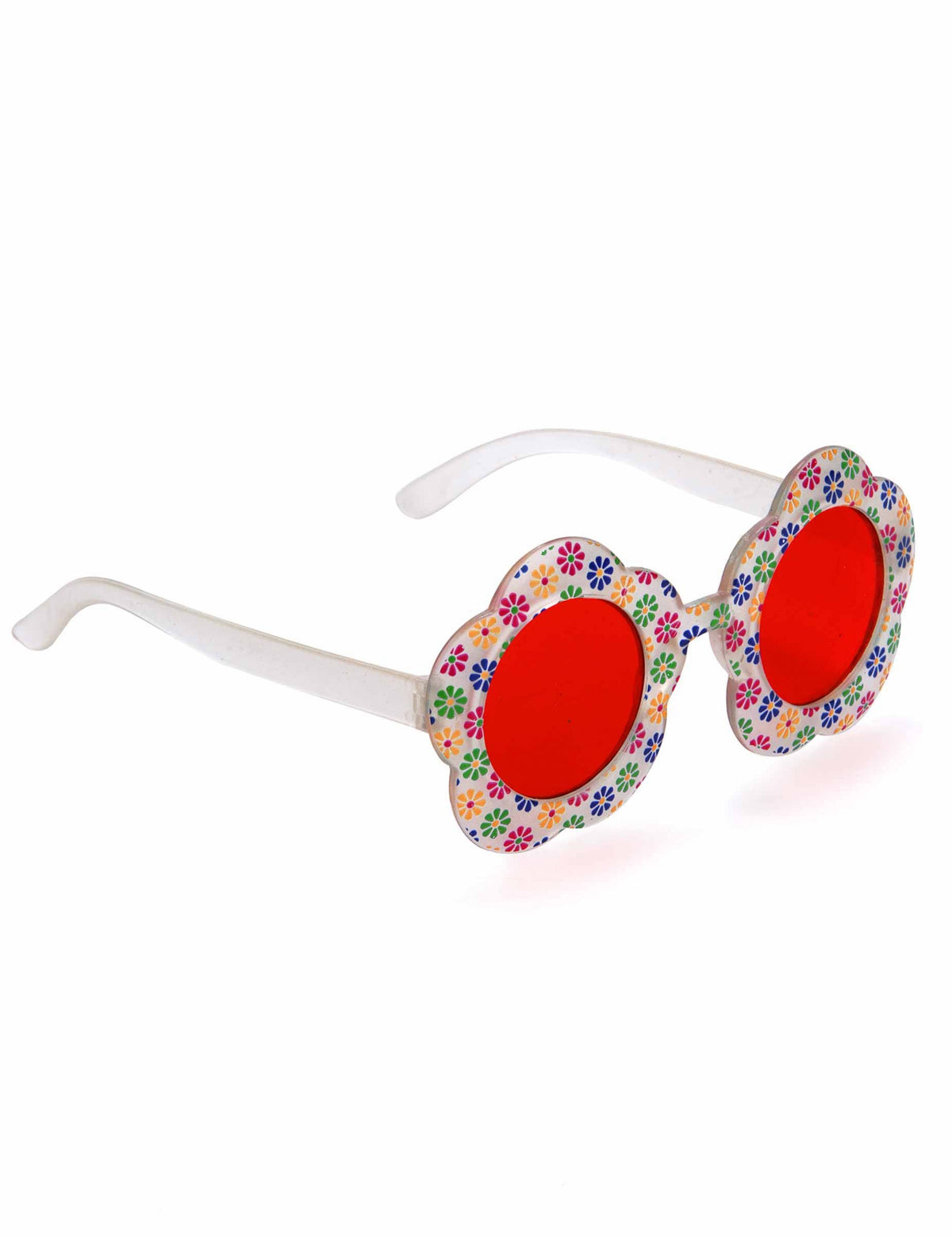 Oculos florido hippie - adulto