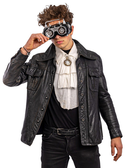 Lunettes mobiles steampunk pour adulte grise
