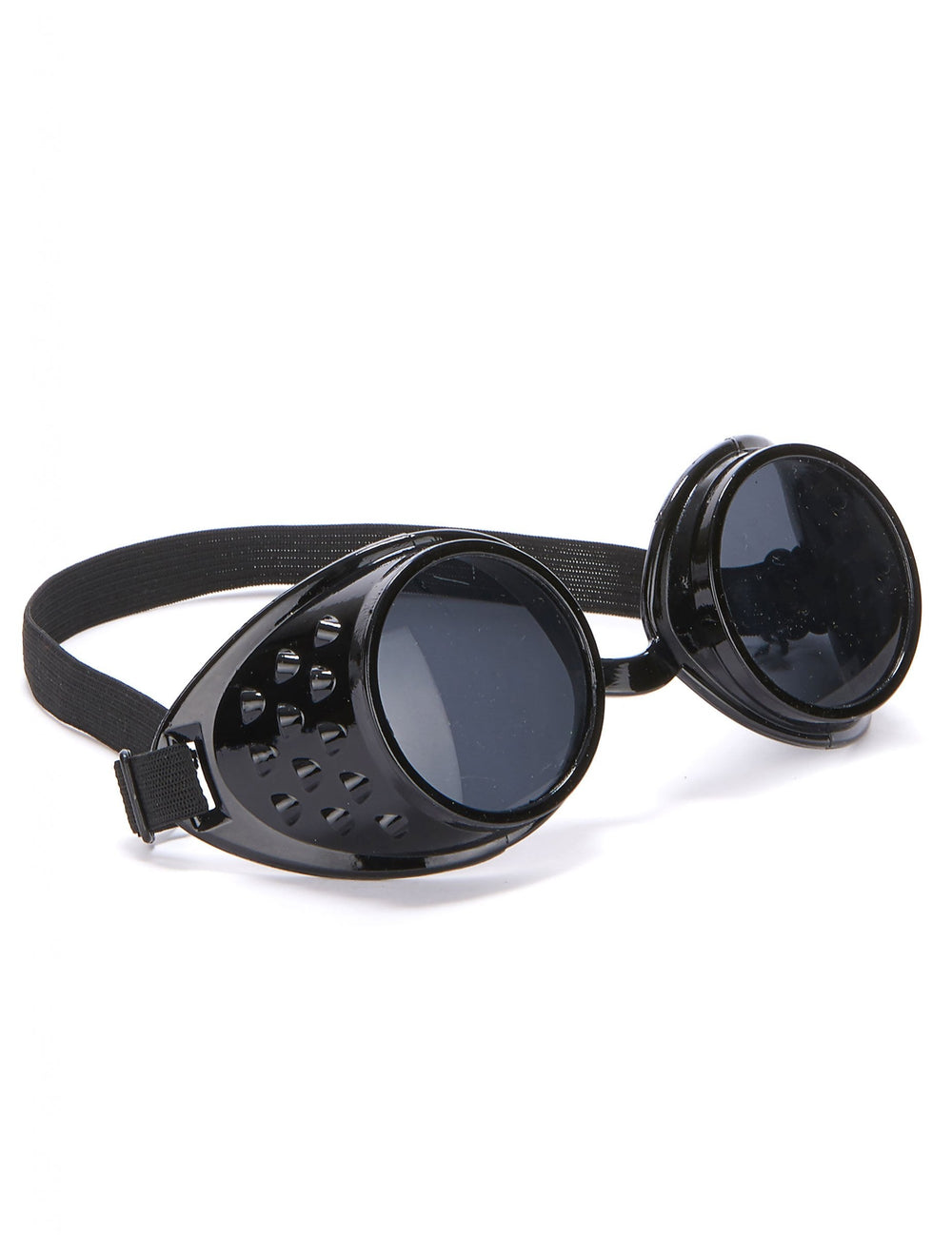Lunettes de biker pour adulte noires en plastique